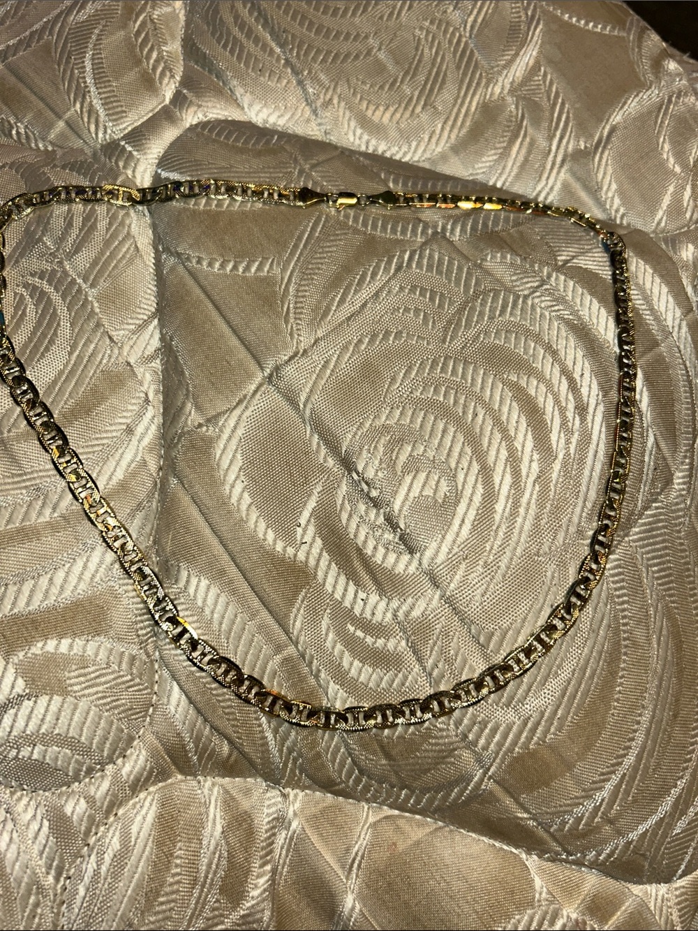 Gold Figaro Chain Necklace